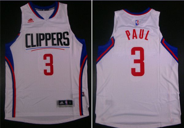 Men Los Angeles Clippers #3 Paul White Adidas NBA Jerseys->los angeles clippers->NBA Jersey